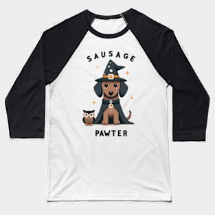 Harry Potter Tribute - HP - Sausage Pawtter - Hary Poter Potter Harry Wizard tribute Baseball T-Shirt